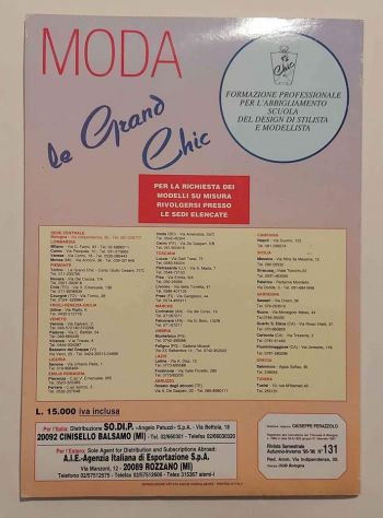 Rivista Semestrale LE GRAND CHIC N.131 Moda Autunno- Inverno '95 - 96 Creazioni - Foto 4