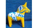 Cavallino svedese dala  13x12 giallo