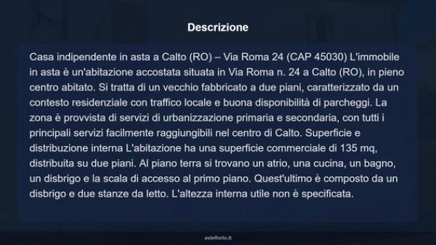 Immobile in asta di 135 m², box auto in vendita a Calto - Foto 10