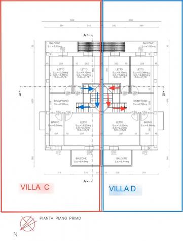 VA0153 - CARPI "MORBIDINA" VILLA SCHIERA BIFAMIGLIARE, A4 - Foto 19