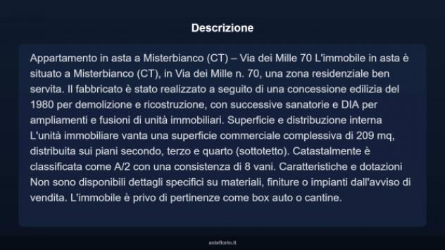 Immobile in asta di 209 m² con più di 5 locali in vendita a Misterbianco - Foto 10