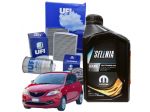 Kit Tagliando Ufi 3 litri olio Selenia Multipower Gas 5w40 per Lancia Ypsilon