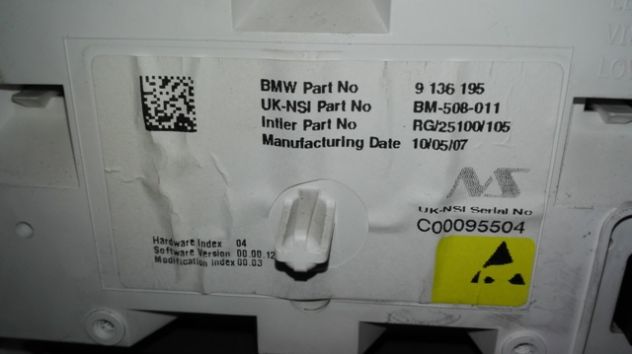 Quadro strumenti Mini Cooper 1.6D R56 del 2009 (9136195) - Foto 3