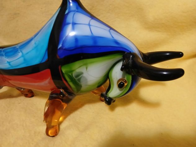 Toro vetro di murano - Foto 6