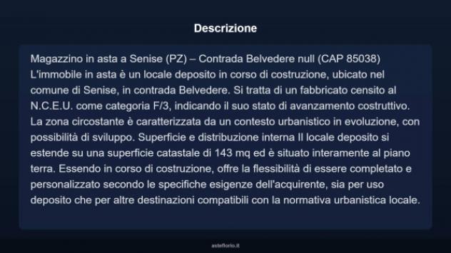 Immobile in asta di 143 m² in vendita a Senise - Foto 4