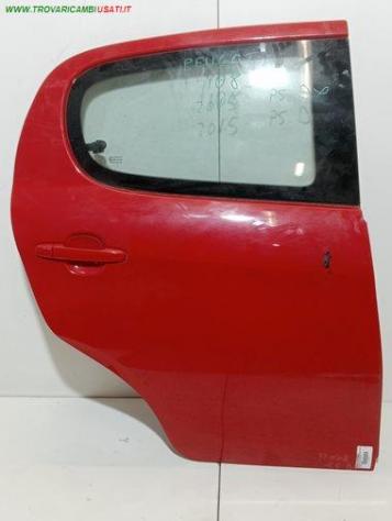 PORTA POST. DX NO SE ROSSO PAST. 999-U1310683 Carrozzeria  Lamierati esterni  Porte  Porta post. dx. CITROEN - C1 - 01-07-2014 -, PEUGEOT - 108 - 01-0