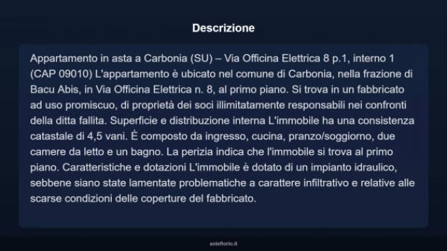 Immobile in asta di 68 m² in vendita a Carbonia - Foto 3