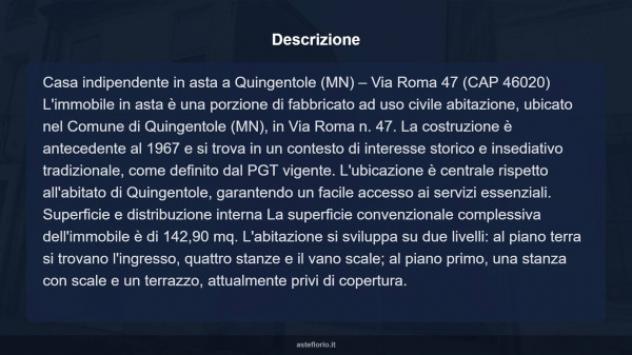 Immobile in asta di 142 m² con più di 5 locali in vendita a Quingentole - Foto 13