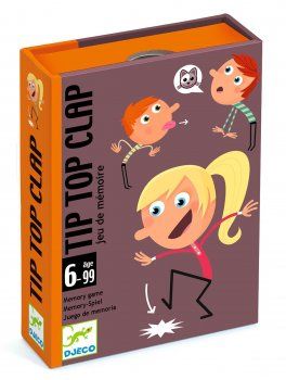TIP TOP CLAP GIOCO DI MEMORIA DA 6-99 ANNI ED.DJECO COME NUOVO