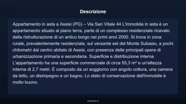 Immobile in asta di 63 m² in vendita a Assisi - Foto 5