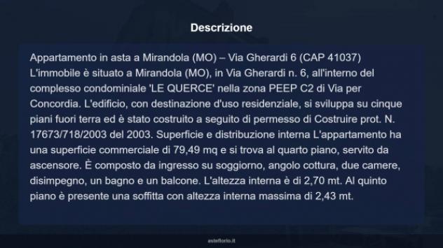 Immobile in asta di 79 m², box auto in vendita a Mirandola - Foto 17