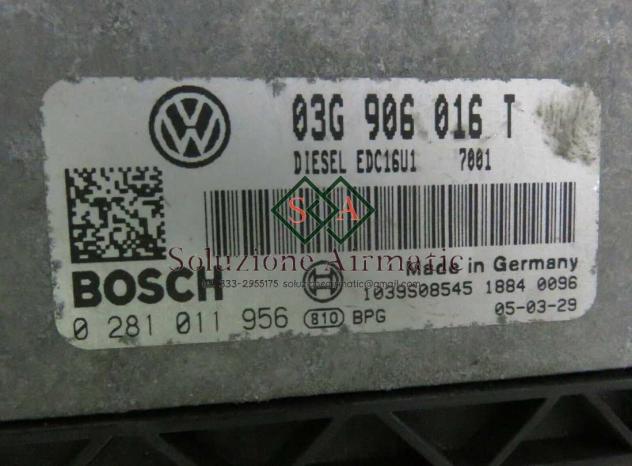 Volkswagen Golf Plus 2.0 centralina motore 03G906016T - Foto 2