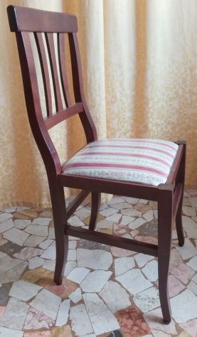 Sedie x6 stile classico, qualità TOP. Ottimo stato, con nylon sulla seduta. - Foto 2