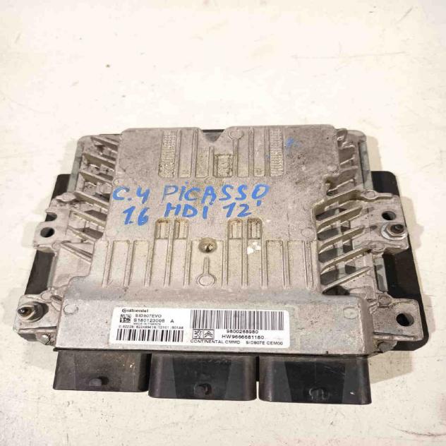 CENTRALINA MOTORE CITROEN C4 Picasso Mk1 s180123008a diesel 1.6 (0613)