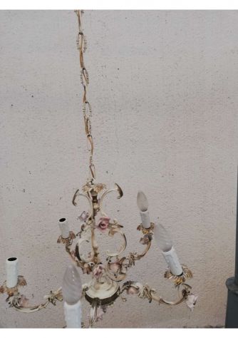 Lampadario antico 5 luci - Foto 2