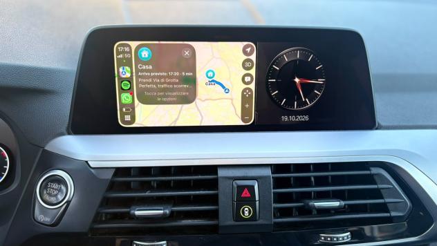 BMW X3 XDRIVE 20D 190CV-CARPLAY-UNICO PRO' - Foto 9