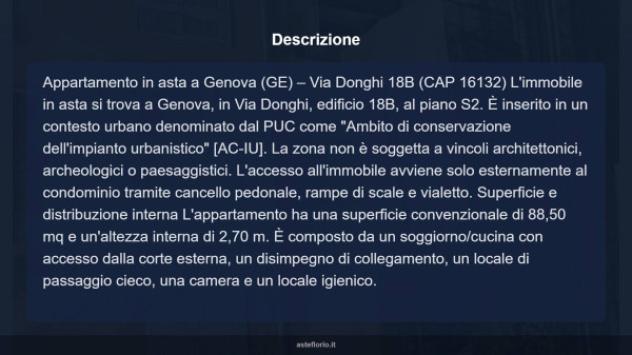 Immobile in asta di 88 m² in vendita a Genova - Foto 7
