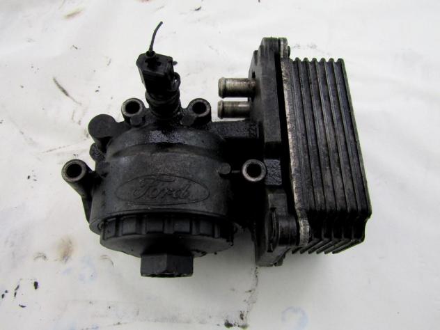 1C1Q-6B624-AH RADIATORE SCAMBIATORE SUPPORTO FILTRO OLIO FORD MONDEO SW 2.2 D 114KW 6M 5P (2005) RICAMBIO USATO - Foto 4