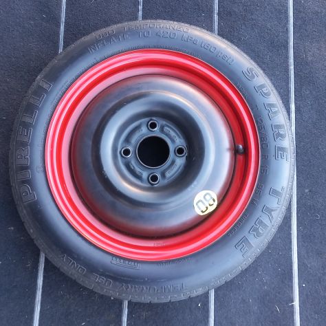 Ruotino di scorta 15 Ford Fiesta / B Max 125 80 R15 95M Pirelli