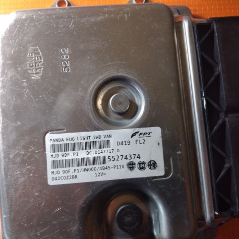 Centralina computer motore Fiat Panda 1.3JTD 55274374 9DF.P1 - Foto 7