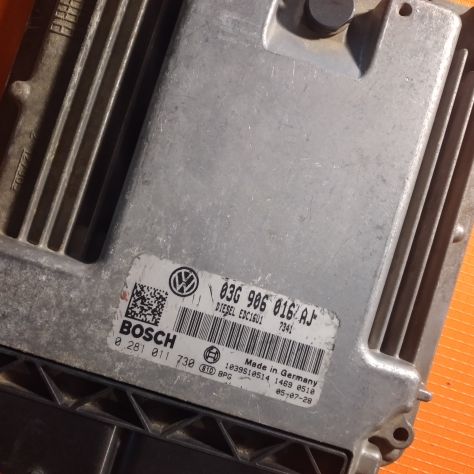 CENTRALINA MOTORE SEAT LEON 2.0 TDI BOSCH 0 281 011 730, 0281011730, 03G 906 016 - Foto 3