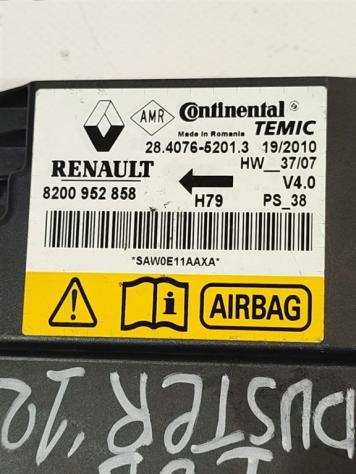 CENTRALINA AIRBAG DACIA Duster 1° Serie 8200952858 K4M616 (1017) - Foto 2