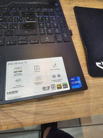 ASUS TUF  DASH F 15      GAMING      INTEL I 7 - Foto 3