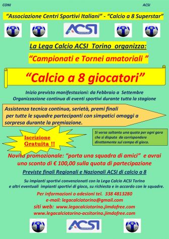 Squadre  per Tornei e Campionati di calcio a 8. - Foto 2