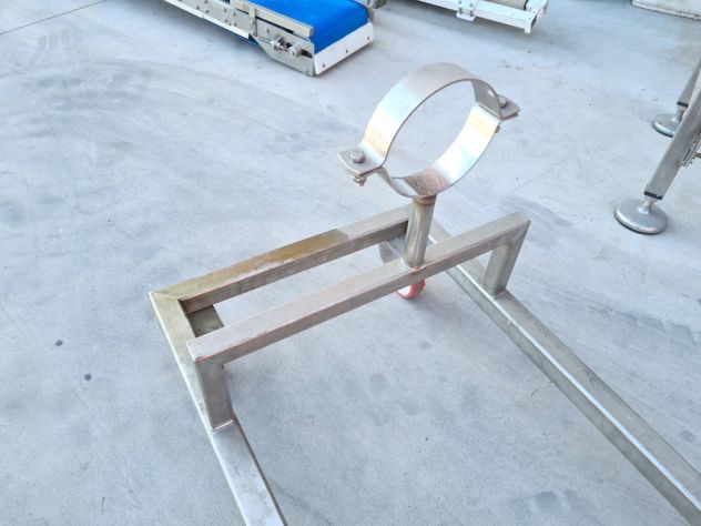 telaio inox carrellato usato - Foto 2