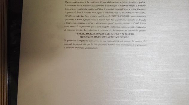 COLLEZIONE QUADRETTI DIVINITA' IN ORO+SBALZO ARTISTICO A MANO ARGENTO - Foto 3