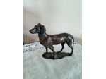 Loius-Albert Carvin (1875-1951) Parigi  scultura primi '900 con patina,  cane po