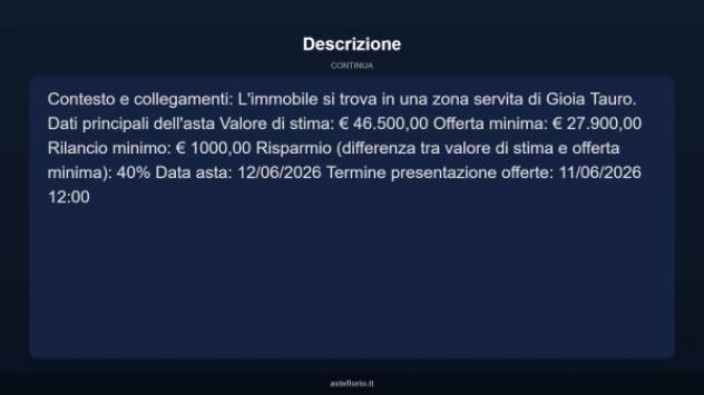 Immobile in asta di 190 m² in vendita a Gioia Tauro - Foto 12