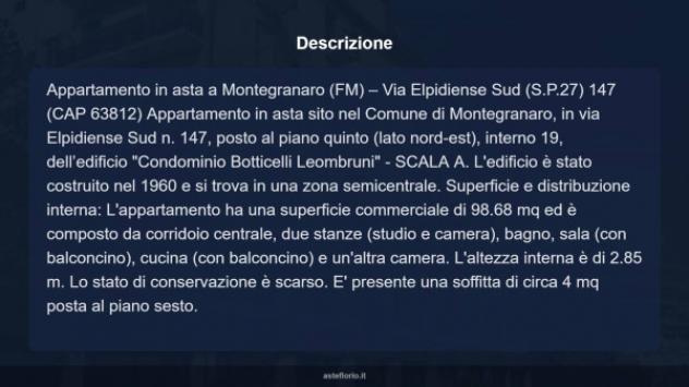 Immobile in asta di 98 m² con più di 5 locali in vendita a Montegranaro - Foto 15