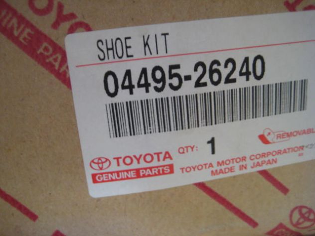 PATTINI FRENO POSTERIORE TOYOTA HIACE KDH220 TRH213 04495-26240 - Foto 2