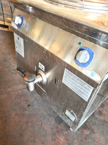 pentolone indiretto a gas professionale usato - Foto 3