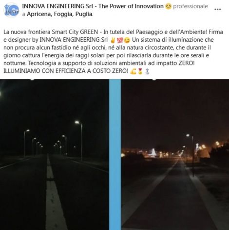 LAMPIONE SOLARE INTEGRATA mod. INTEGRA I