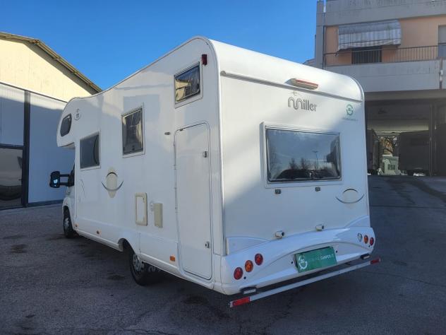 CAMPER MILLER DUCATO MANSARDATO 7 POSTI DOPPIA DINETTE CLIMATIZZATORE FOTOVOLTAICO GENERALI USATI 513 - Foto 3