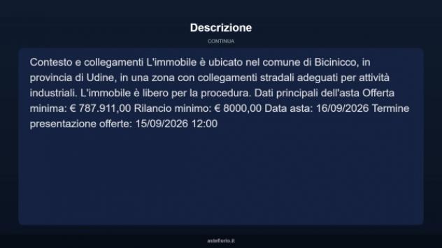 Immobile in asta di 2000 m² in vendita a Bicinicco - Foto 3