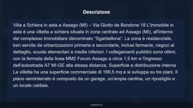 Immobile in asta di 166 m², box auto in vendita a Assago - Foto 7