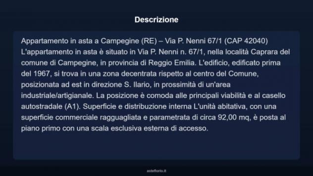 Immobile in asta di 92 m², box auto in vendita a Campegine - Foto 4