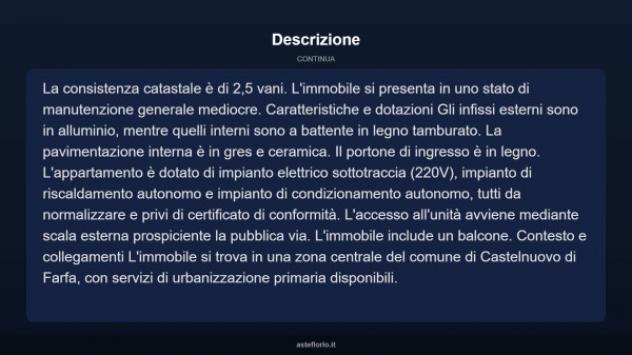 Immobile in asta di 54 m² in vendita a Castelnuovo di Farfa - Foto 13