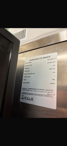 FABBRICATORE GHIACCIO AD ARIA 200 KG (HOSHIZAKI) SEMINUOVO - Foto 4