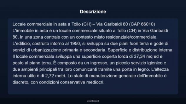 Immobile in asta di 37 m² in vendita a Tollo - Foto 3