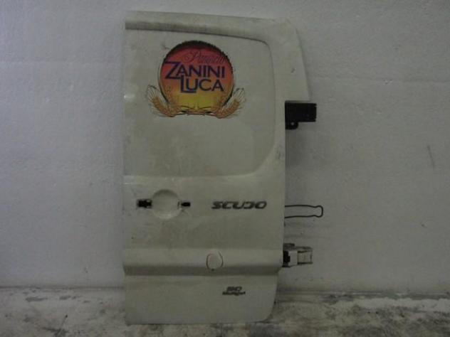 1400428188 PORTA DI CARICO A BATTENTE POSTERIORE DESTRA FIAT SCUDO 1.6 D 66KW 5M 2P (2010) RICAMBIO USATO LEGGERMENTE AMMACCATA (VEDI FOTO)