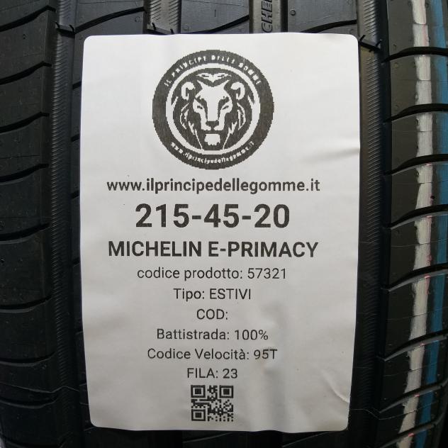 2 GOMME 215 45 20 MICHELIN A57321 - Foto 2