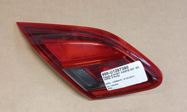 FANALE POST. PARTE INT. SX VERS. 5 Porte 999-U1297390 Parti elettriche  Fanaleria  Fanali  Fanale post. sx. OPEL - CORSA E - 01-02-2015 -