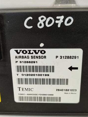 CENTRALINA AIRBAG VOLVO S80 2° Serie 31288291 B6324S (06) - Foto 2