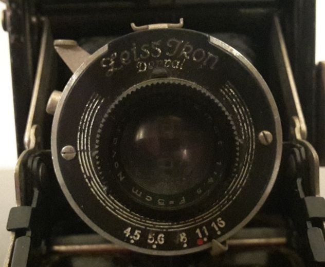 ZEISS IKON IKONTA 520-18 A SOFFIETTO CON CUSTODIA ANNI '30. - Foto 9