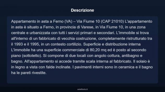 Immobile in asta di 80 m² in vendita a Ferno - Foto 4