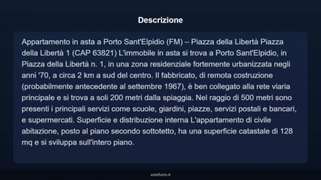Immobile in asta di 128 m², box auto in vendita a Porto Sant'Elpidio - Foto 5